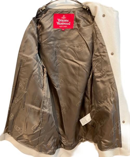 Vivienne Westwood RED LABEL（ヴィヴィアンウエストウッドレッドレーベル）Vivienne Westwood RED LABEL (ヴィヴィアンウエストウッドレッドレーベル) ウールメルトンPコート 16-12-622004 ベージュ サイズ:1の古着・服飾アイテム