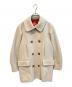 Vivienne Westwood RED LABEL（ヴィヴィアンウエストウッドレッドレーベル）の古着「ウールメルトンPコート 16-12-622004」｜ベージュ
