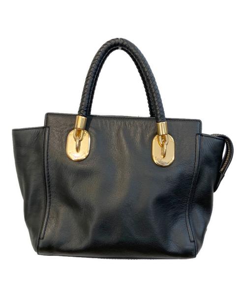 COLE HAAN（コールハーン）COLE HAAN (コールハーン) レザーハンドバッグ ブラック サイズ:-の古着・服飾アイテム
