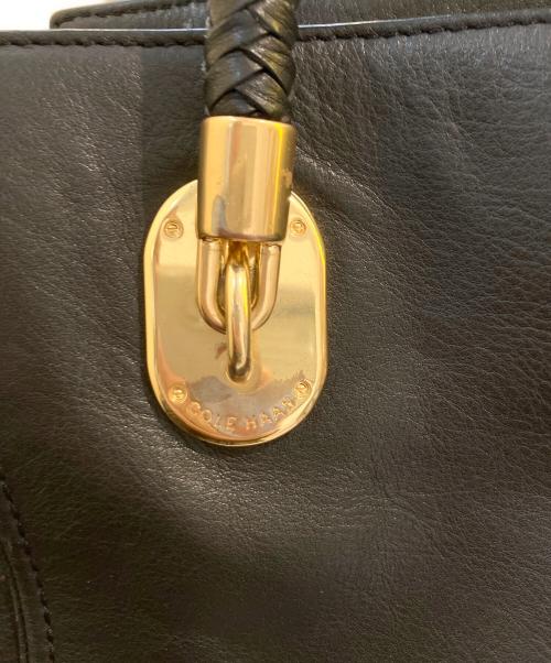 COLE HAAN（コールハーン）COLE HAAN (コールハーン) レザーハンドバッグ ブラック サイズ:-の古着・服飾アイテム