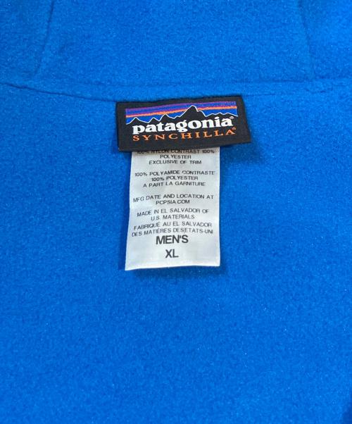 Patagonia（パタゴニア）Patagonia (パタゴニア) シェルドシンチラ スナップT フーディ ネイビー×アイボリー サイズ:ＸＬの古着・服飾アイテム