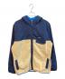 Patagonia（パタゴニア）の古着「シェルドシンチラ スナップT フーディ」｜ネイビー×アイボリー