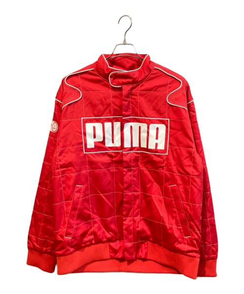 PUMA（プーマ）PUMA (プーマ) レーシングジャケット/Racer Jacket　629914 11 レッド サイズ:L 未使用品の古着・服飾アイテム