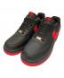 NIKE（ナイキ）の古着「ローカットスニーカー/Air Force 1 Low」｜ブラック×レッド