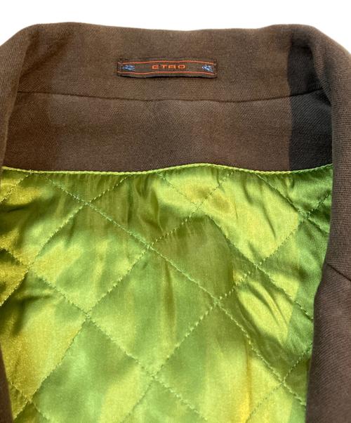ETRO（エトロ）ETRO (エトロ) サファリジャケット ブラウン サイズ:58の古着・服飾アイテム