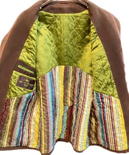 ETRO（エトロ）ETRO (エトロ) サファリジャケット ブラウン サイズ:58の古着・服飾アイテム