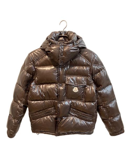 MONCLER（モンクレール）MONCLER (モンクレール) ダウンジャケット ブラウン サイズ:1の古着・服飾アイテム