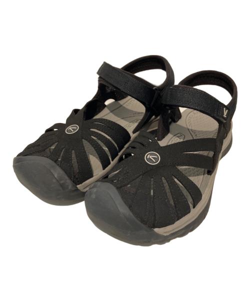 KEEN（キーン）KEEN (キーン) ローズサンダル 1008783 ブラック サイズ:23.5の古着・服飾アイテム