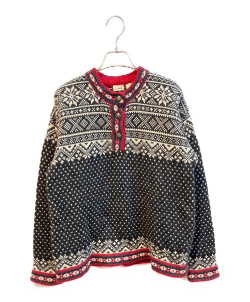 L.L.Bean（エルエルビーン）L.L.Bean (エルエルビーン) バーズアイニット ブラック サイズ:S-Mの古着・服飾アイテム