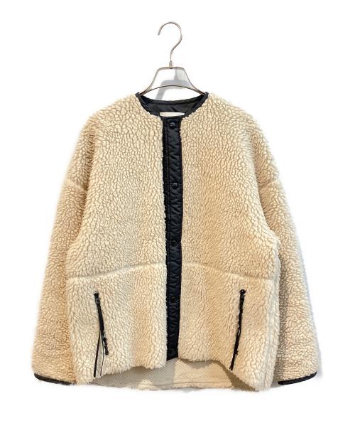HYKE（ハイク）HYKE (ハイク) FAUX SHEARLING JACKET　182-17176 ホワイト サイズ:1の古着・服飾アイテム
