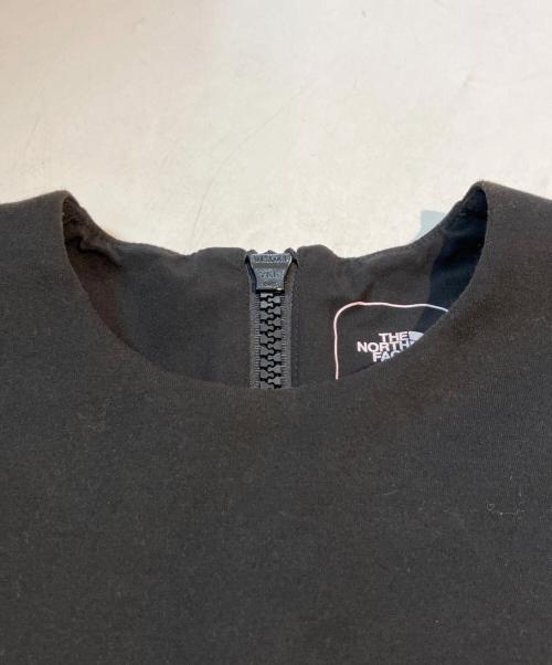 THE NORTH FACE（ザ ノース フェイス）THE NORTH FACE (ザ ノース フェイス) HYKE (ハイク) ハーフジップロングスリーブTシャツ ブラック サイズ:Sの古着・服飾アイテム