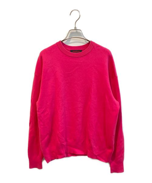 CABAN（キャバン）CABaN (キャバン) コットンカシミヤ クルーネックプルオーバー　59-02-94-02003 ピンク サイズ:Sの古着・服飾アイテム