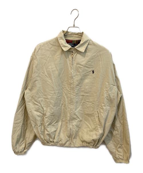 POLO RALPH LAUREN（ポロ・ラルフローレン）POLO RALPH LAUREN (ポロ・ラルフローレン) スイングトップ ベージュ サイズ:Mの古着・服飾アイテム