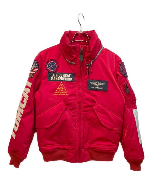 AVIREX（アヴィレックス）AVIREX (アヴィレックス) CUSTOM CWU TOP GUN　6102176 レッド サイズ:Mの古着・服飾アイテム