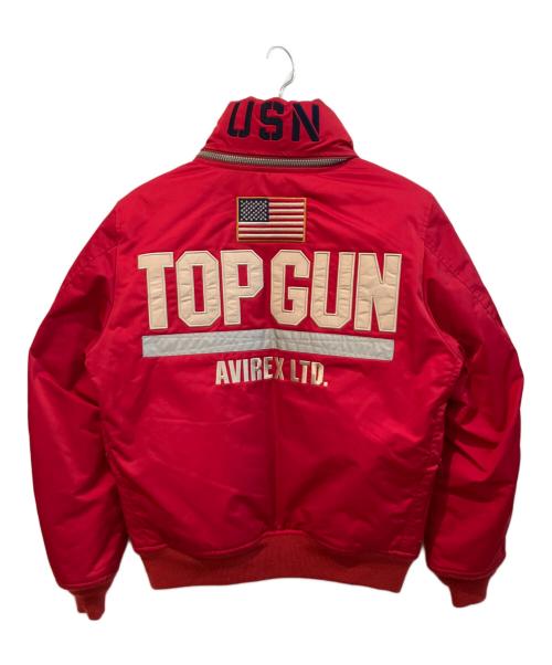 AVIREX（アヴィレックス）AVIREX (アヴィレックス) CUSTOM CWU TOP GUN　6102176 レッド サイズ:Mの古着・服飾アイテム