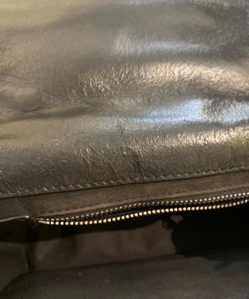 DIESEL（ディーゼル）DIESEL (ディーゼル) レザーショルダーバッグ ブラック サイズ:-の古着・服飾アイテム