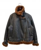 Spick and Spanスピック＆スパン）の古着「アビエイターコクーンブルゾン 21-011-200-1000-3-0」｜ブラック