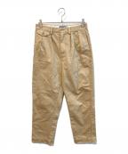POLO RALPH LAURENポロ・ラルフローレン）の古着「２タックチノパンツ/whitman chino」｜ベージュ
