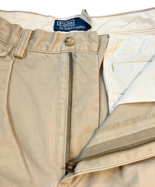 POLO RALPH LAUREN（ポロ・ラルフローレン）POLO RALPH LAUREN (ポロ・ラルフローレン) ２タックチノパンツ/whitman chino ベージュ サイズ:30の古着・服飾アイテム