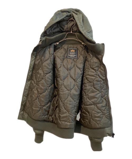 ALPHA（アルファ）ALPHA (アルファ) ミリタリージャケット　TA1170-076 カーキ サイズ:Lの古着・服飾アイテム
