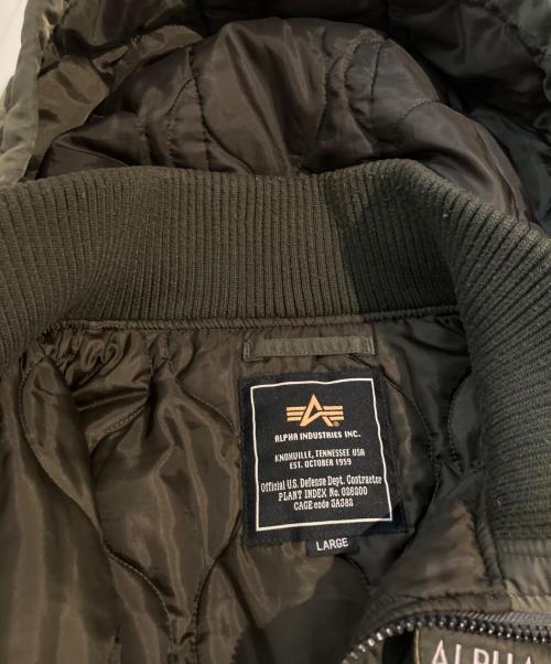 ALPHA（アルファ）ALPHA (アルファ) ミリタリージャケット　TA1170-076 カーキ サイズ:Lの古着・服飾アイテム