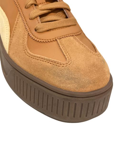 PUMA（プーマ）PUMA (プーマ) KARMEN T2 ベージュ サイズ:24の古着・服飾アイテム