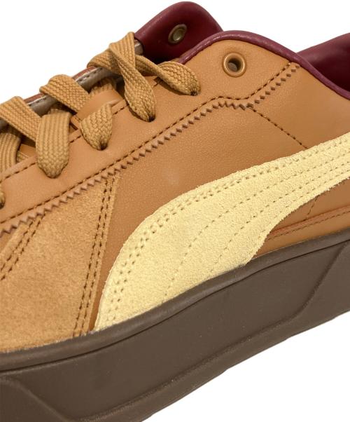 PUMA（プーマ）PUMA (プーマ) KARMEN T2 ベージュ サイズ:24の古着・服飾アイテム