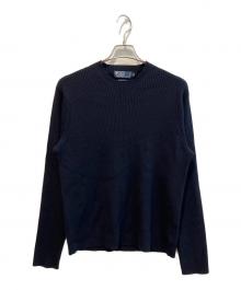 POLO RALPH LAUREN（ポロ・ラルフローレン）の古着「ウールニット」｜ネイビー