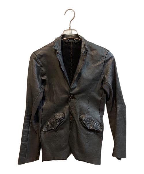 Kyoji Maruyama（キョウジ・マルヤマ）Kyoji Maruyama (キョウジ・マルヤマ) レザージャケット ブラック サイズ:2の古着・服飾アイテム