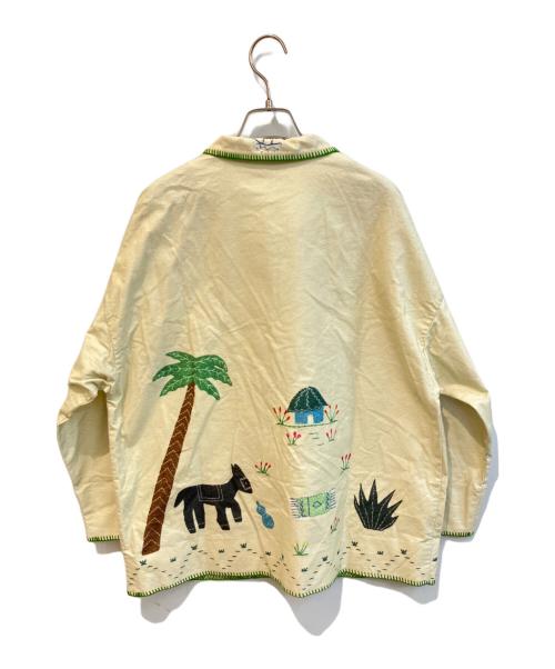 BEAMS BOY（ビームスボーイ）BEAMS BOY (ビームスボーイ) ボーイメキシカンジャケット 黄緑 サイズ:FREEの古着・服飾アイテム