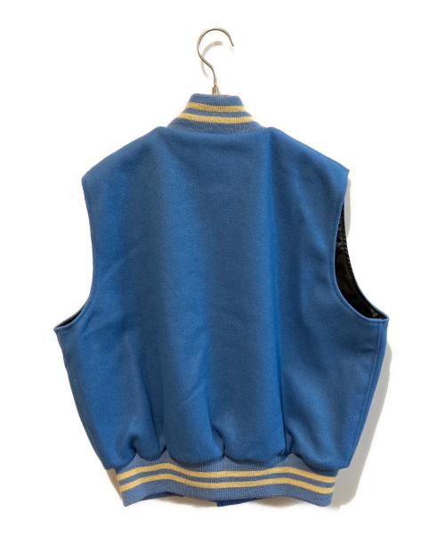 BEAMS BOY（ビームスボーイ）BEAMS BOY (ビームスボーイ) SETTLEMIER’S (セトルマイアーズ) スタジャンベスト スカイブルー サイズ:XSの古着・服飾アイテム