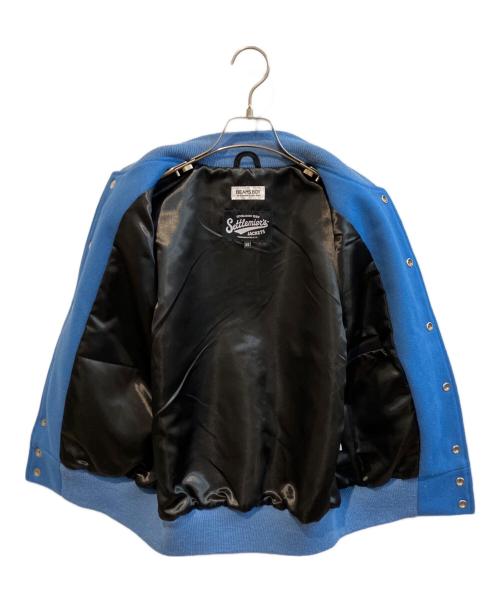 BEAMS BOY（ビームスボーイ）BEAMS BOY (ビームスボーイ) SETTLEMIER’S (セトルマイアーズ) スタジャンベスト スカイブルー サイズ:XSの古着・服飾アイテム