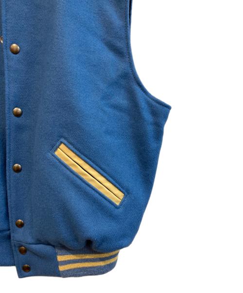 BEAMS BOY（ビームスボーイ）BEAMS BOY (ビームスボーイ) SETTLEMIER’S (セトルマイアーズ) スタジャンベスト スカイブルー サイズ:XSの古着・服飾アイテム