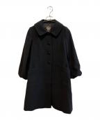 Jane Marpleジェーンマープル）の古着「カシミヤブレンドコート　T-1032」｜ブラック