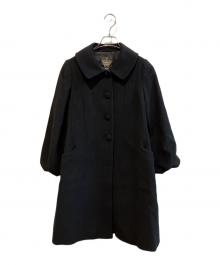Jane Marple（ジェーンマープル）の古着「カシミヤブレンドコート　T-1032」｜ブラック