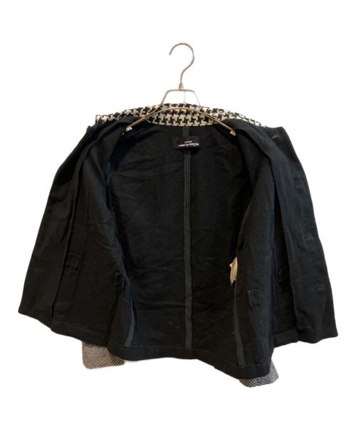 tricot COMME des GARCONS（トリココムデギャルソン）tricot COMME des GARCONS (トリココムデギャルソン) 切替しニット ジャケット ブラック サイズ:Freeの古着・服飾アイテム