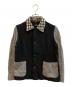 tricot COMME des GARCONS（トリココムデギャルソン）の古着「切替しニット ジャケット」｜ブラック