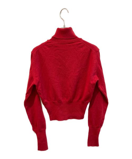 Vivienne Westwood RED LABEL（ヴィヴィアンウエストウッドレッドレーベル）Vivienne Westwood RED LABEL (ヴィヴィアンウエストウッドレッドレーベル) ハイネックニット　D-HG1118 6116M レッド サイズ:Sの古着・服飾アイテム