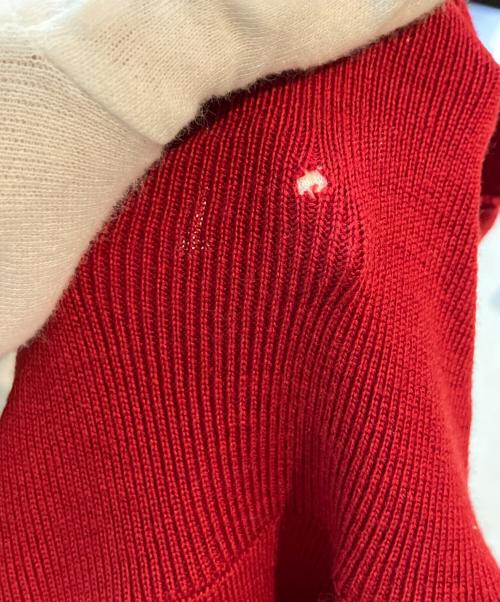 Vivienne Westwood RED LABEL（ヴィヴィアンウエストウッドレッドレーベル）Vivienne Westwood RED LABEL (ヴィヴィアンウエストウッドレッドレーベル) ハイネックニット　D-HG1118 6116M レッド サイズ:Sの古着・服飾アイテム