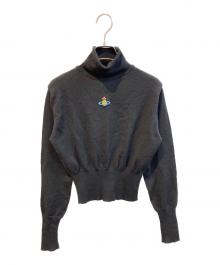 Vivienne Westwood RED LABEL（ヴィヴィアンウエストウッドレッドレーベル）の古着「タートルネックニット　356-13005」｜ブラック