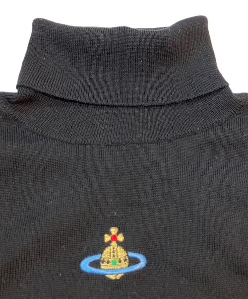 Vivienne Westwood RED LABEL（ヴィヴィアンウエストウッドレッドレーベル）Vivienne Westwood RED LABEL (ヴィヴィアンウエストウッドレッドレーベル) タートルネックニット　356-13005 ブラック サイズ:Sの古着・服飾アイテム