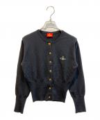 Vivienne Westwood manヴィヴィアン ウェストウッド マン）の古着「丸首カーディガン　356-19050」｜ブラック
