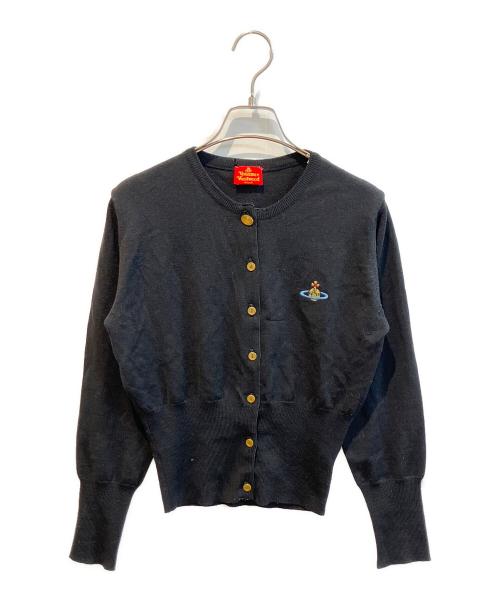 Vivienne Westwood man（ヴィヴィアン ウェストウッド マン）Vivienne Westwood man (ヴィヴィアン ウェストウッド マン) 丸首カーディガン　356-19050 ブラック サイズ:Mの古着・服飾アイテム