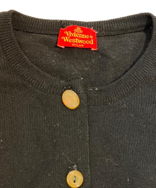 Vivienne Westwood man（ヴィヴィアン ウェストウッド マン）Vivienne Westwood man (ヴィヴィアン ウェストウッド マン) 丸首カーディガン　356-19050 ブラック サイズ:Mの古着・服飾アイテム
