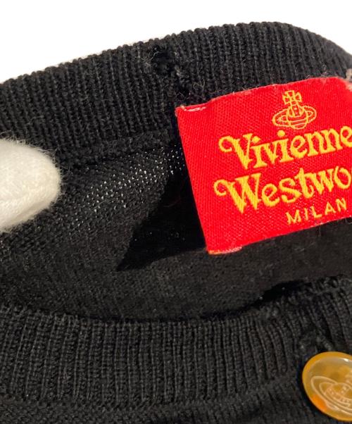 Vivienne Westwood man（ヴィヴィアン ウェストウッド マン）Vivienne Westwood man (ヴィヴィアン ウェストウッド マン) 丸首カーディガン　356-19050 ブラック サイズ:Mの古着・服飾アイテム