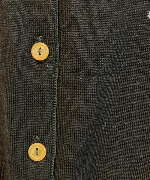 Vivienne Westwood man（ヴィヴィアン ウェストウッド マン）Vivienne Westwood man (ヴィヴィアン ウェストウッド マン) 丸首カーディガン　356-19050 ブラック サイズ:Mの古着・服飾アイテム