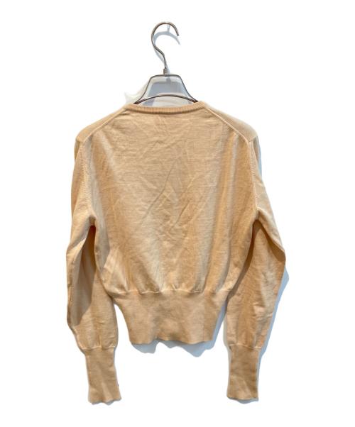 Vivienne Westwood RED LABEL（ヴィヴィアンウエストウッドレッドレーベル）Vivienne Westwood RED LABEL (ヴィヴィアンウエストウッドレッドレーベル) 丸首カーディガン ベージュ サイズ:Mの古着・服飾アイテム