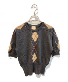 Vivienne Westwood（ヴィヴィアンウエストウッド）の古着「半袖ニット」｜グレー