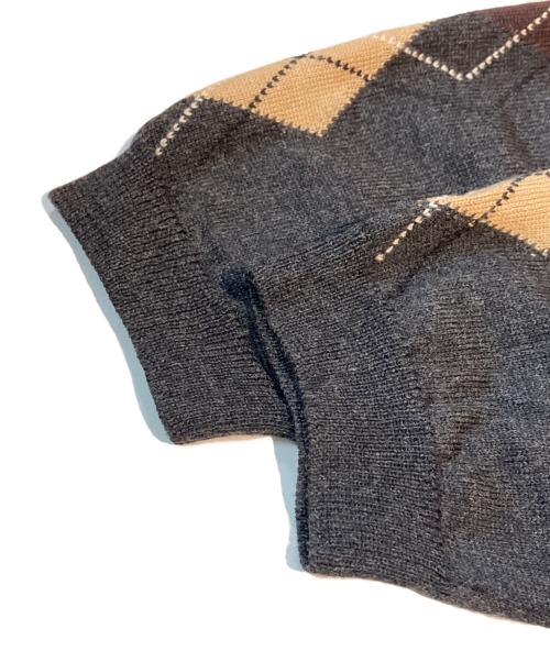 Vivienne Westwood（ヴィヴィアンウエストウッド）Vivienne Westwood (ヴィヴィアンウエストウッド) 半袖ニット グレー サイズ:Mの古着・服飾アイテム