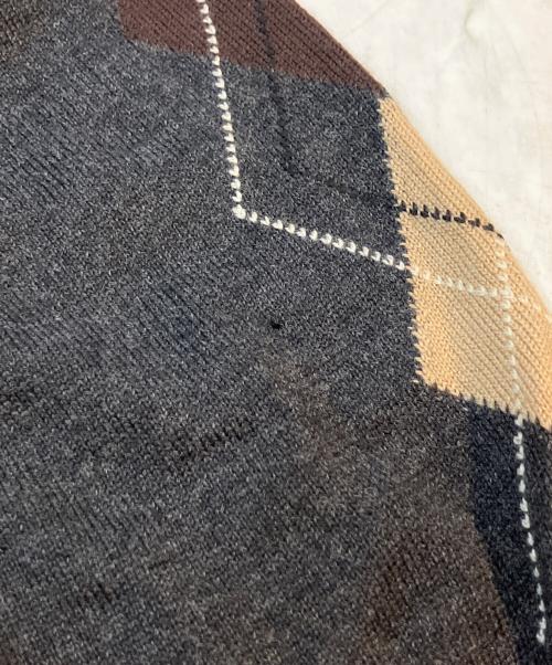Vivienne Westwood（ヴィヴィアンウエストウッド）Vivienne Westwood (ヴィヴィアンウエストウッド) 半袖ニット グレー サイズ:Mの古着・服飾アイテム